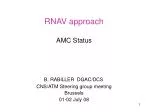 RNAV approach AMC Status - slide 1