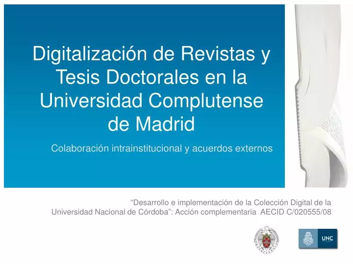 digitalizaci n de revistas y tesis doctorales en la universidad complutense de madrid
