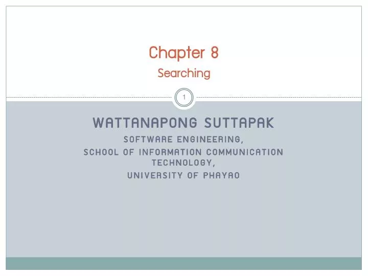 chapter 8 searching
