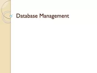 Database Management