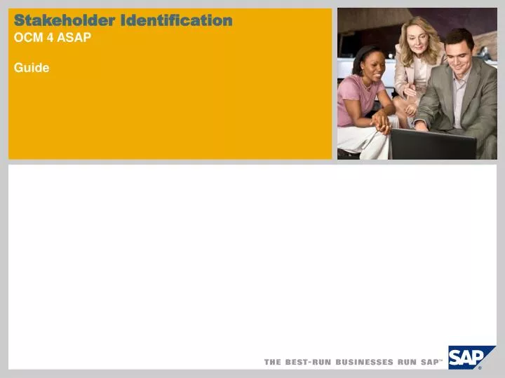 stakeholder identification ocm 4 asap guide