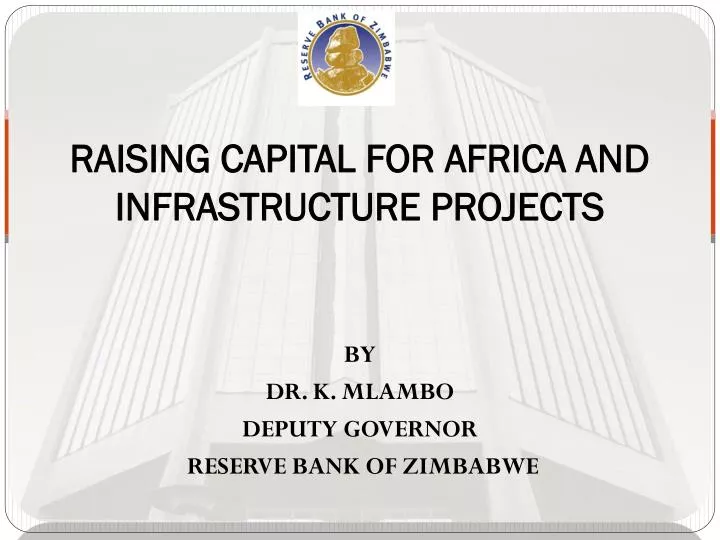 raising capital for africa and infrastructure projects
