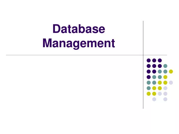 database management