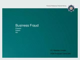 Business Fraud Prevent Detect Act