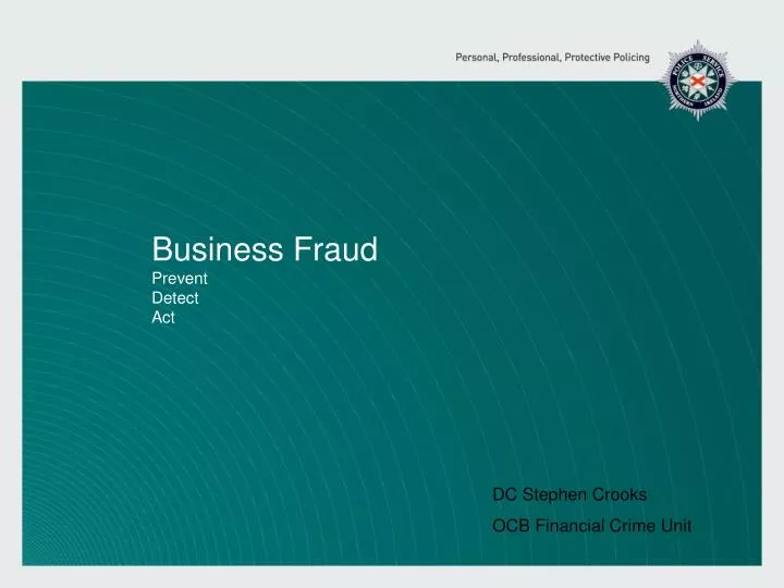 business fraud prevent detect act