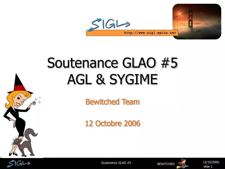 soutenance glao 5 agl sygime