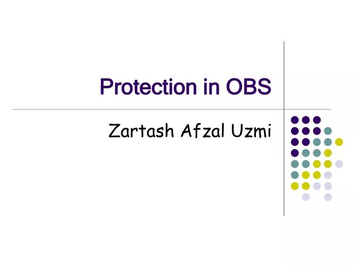 protection in obs