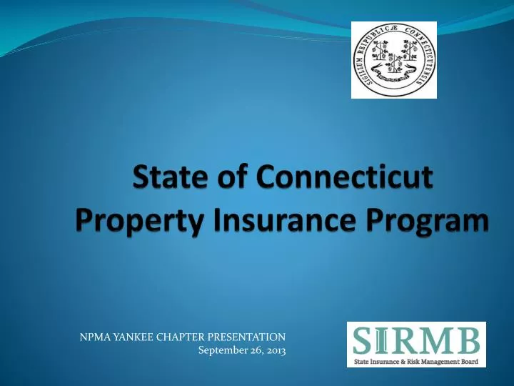 state of connecticut property insurance program