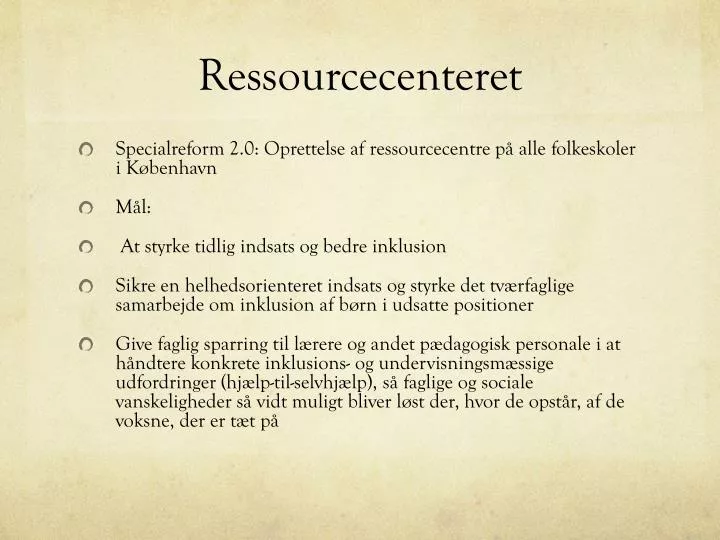 ressourcecenteret