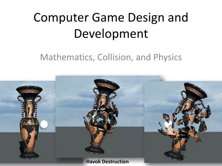computer game design and development