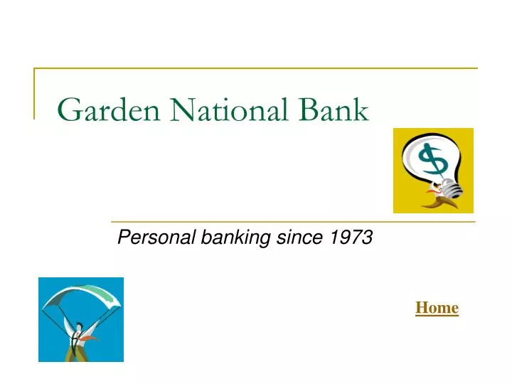 garden national bank