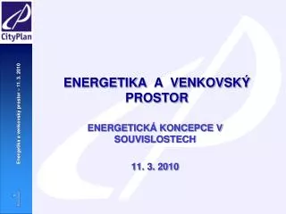 energetika a venkovsk prostor