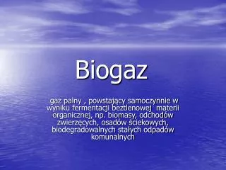 biogaz