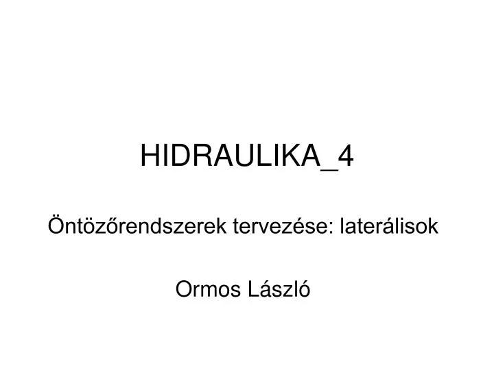 hidraulika 4