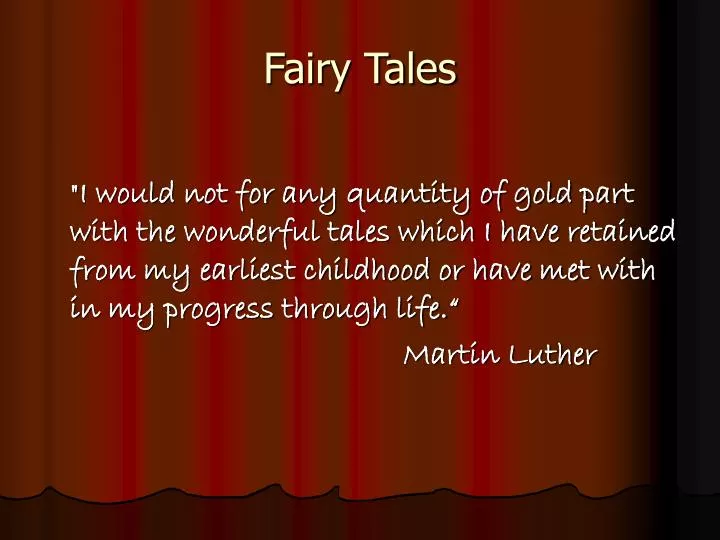 fairy tales