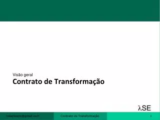 contrato de transforma o