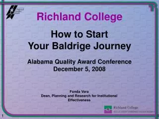 How to Start Your Baldrige Journey