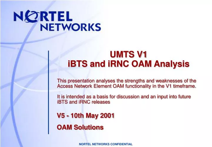 v5 10th may 2001 oam solutions