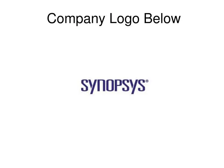 company logo below