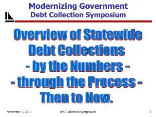 Modernizing Government Debt Collection Symposium