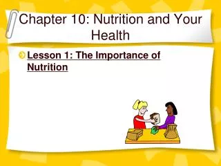 Chapter 10: Nutrition and Your Health