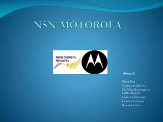 NSN-MOTOROLA