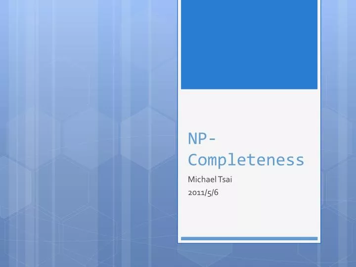 np completeness