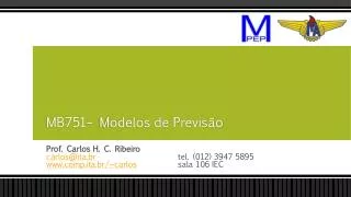 mb751 modelos de previs o