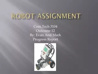 Robot Assignment