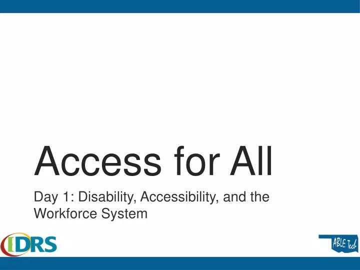 access for all