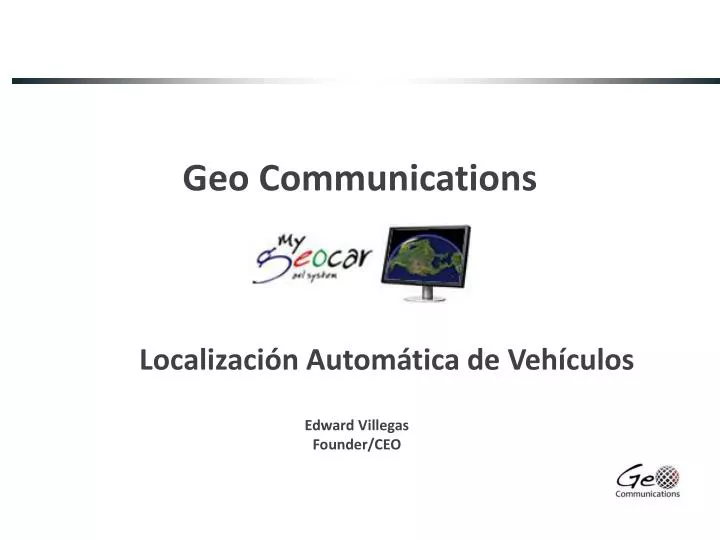 geo communications