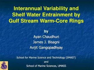 Interannual Variability and Shelf Water Entrainment by Gulf Stream Warm-Core Rings