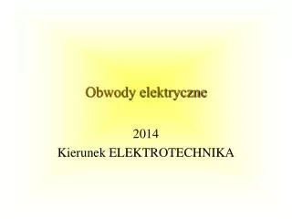 obwody elektryczne