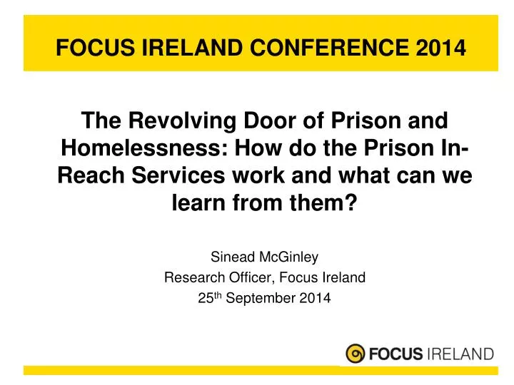focus ireland conference 2014