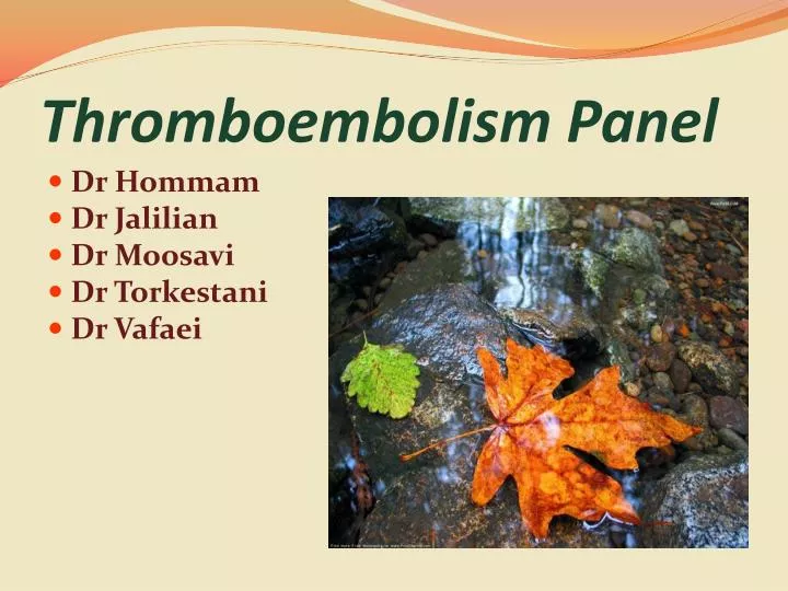 thromboembolism panel