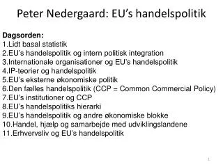 peter nedergaard eu s handelspolitik