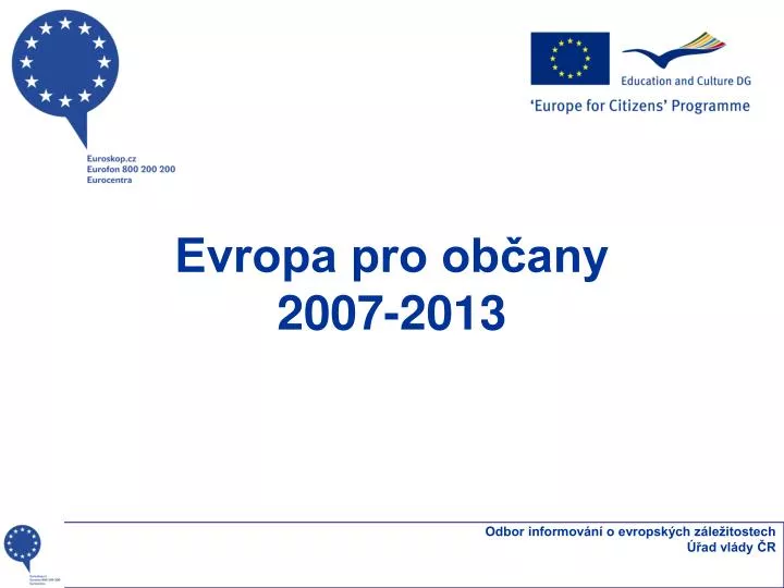 evropa pro ob any 2007 2013