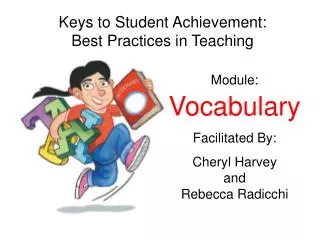Module: Vocabulary Facilitated By: Cheryl Harvey and Rebecca Radicchi