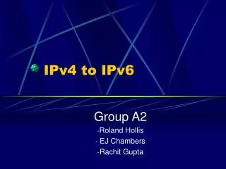 IPv4 to IPv6