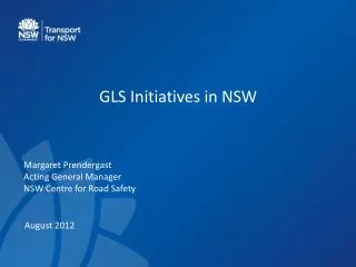 GLS Initiatives in NSW