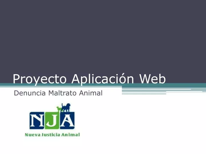 proyecto aplicaci n web