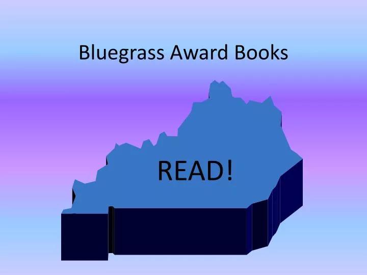 bluegrass award books