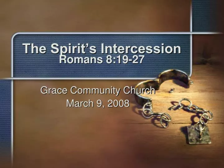 the spirit s intercession romans 8 19 27