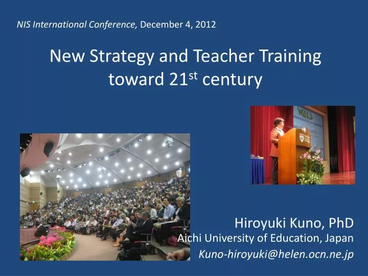 new strategy and teacher training toward 21 st century