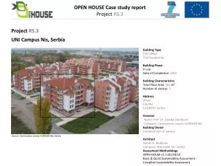 OPEN HOUSE Case study report Project RS.3