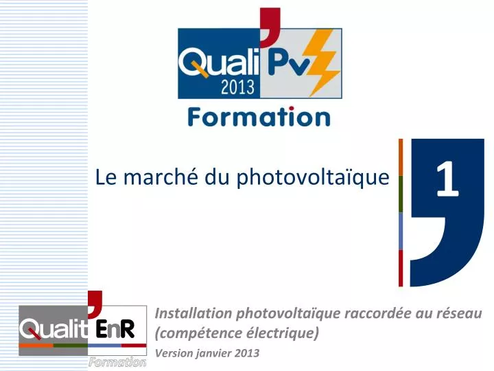 le march du photovolta que