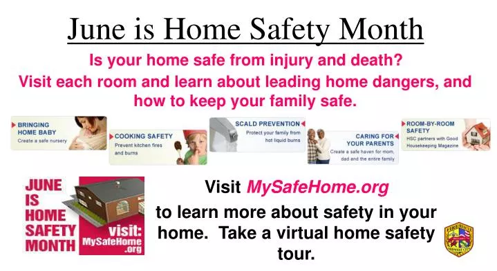 june is home safety month