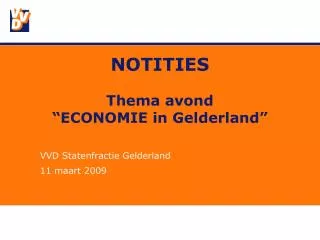 notities thema avond economie in gelderland