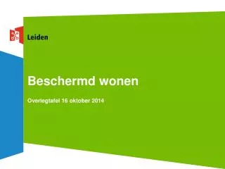 beschermd wonen