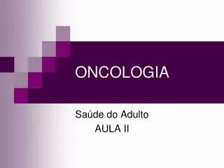 oncologia